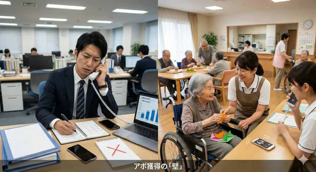 介護施設の営業ができない理由の解説用画像